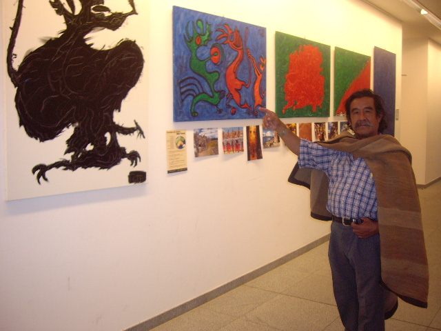 Escultura del pintor peruano Raul Rutti